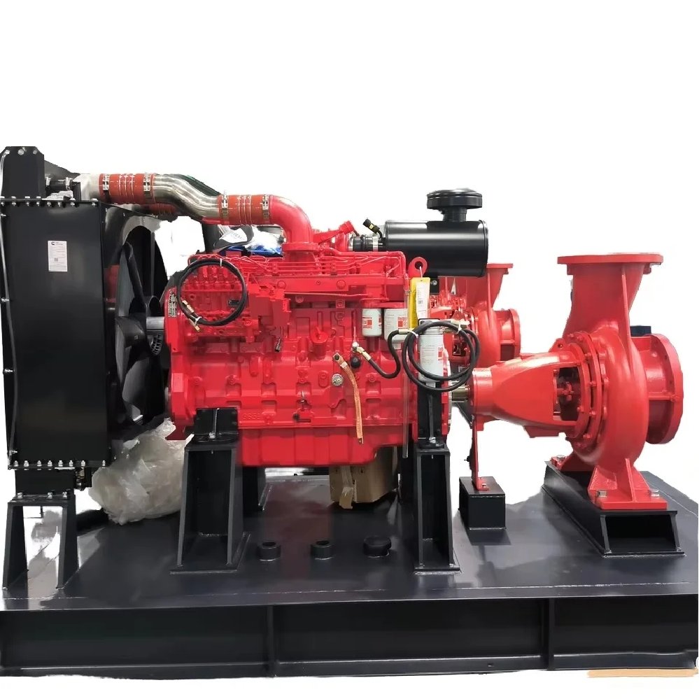 Emergency Diesel Engine Driven Horizontal End Suction Fire Pump
